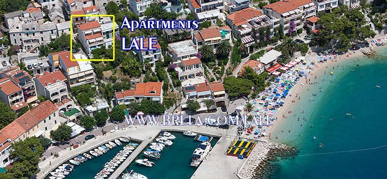 Apartmans Lale Brela Exteriör bild
